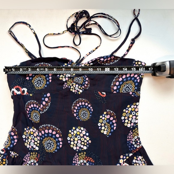 $445 Ciao Lucia Aurora Dress in Bomba Print Midi Dress M Floral Paisley halter - Picture 2 of 10